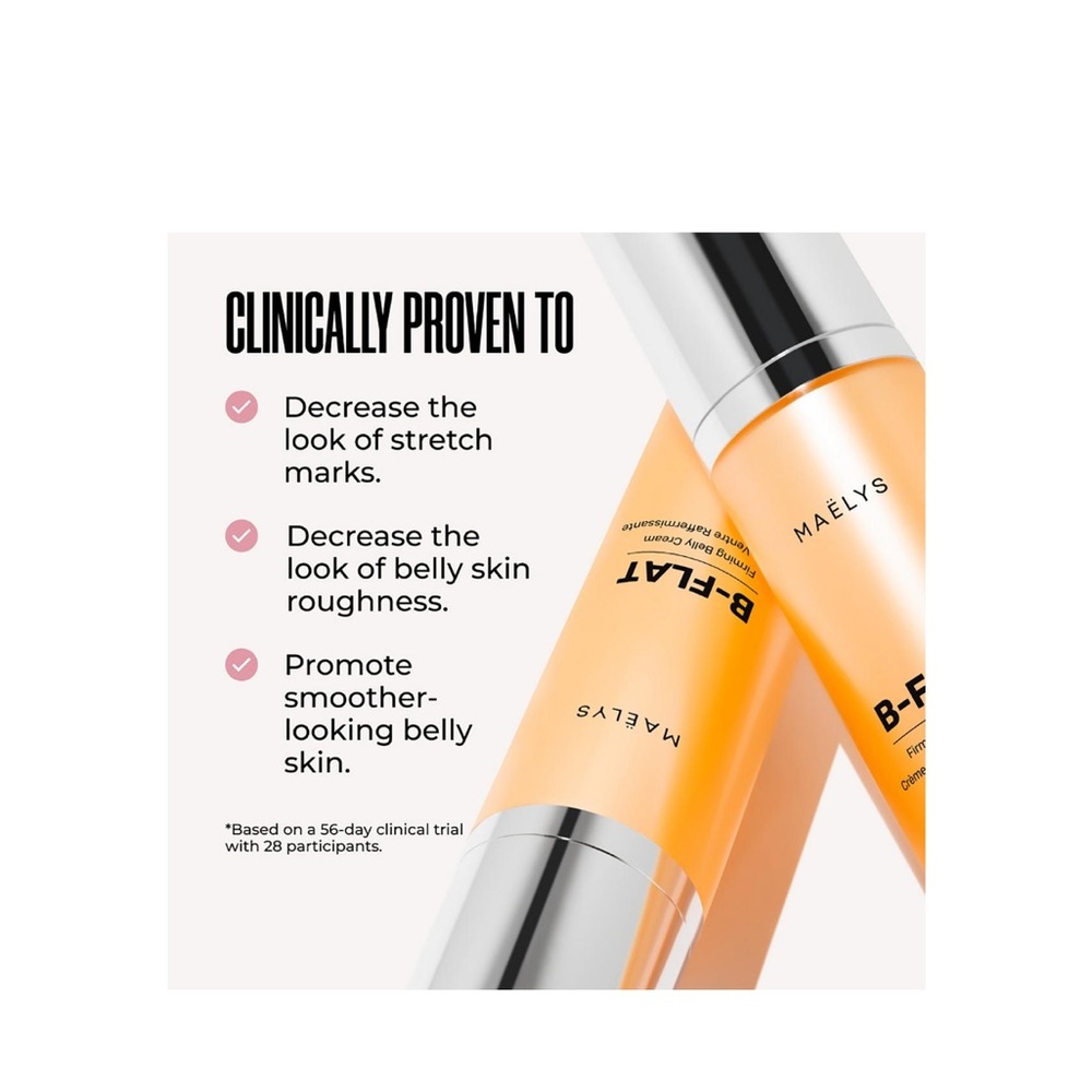 MAËLYS B-FLAT Belly Firming Cream - Vibrant Orange - Picture 6 of 9
